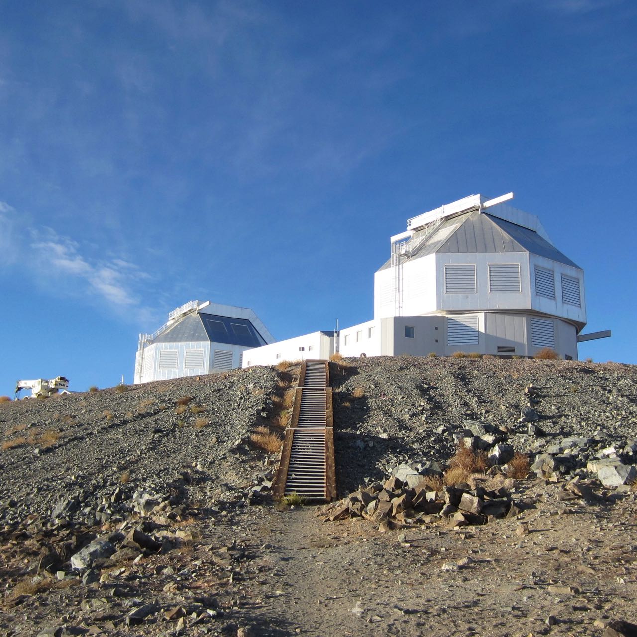 The Magellan telescopes at Las Campanas Observatory, Chile.