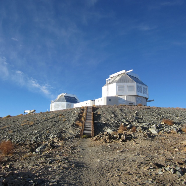 The Magellan telescopes in Chile.